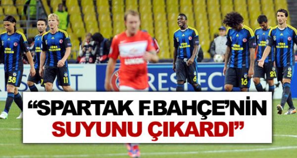 Spartak F.Bahe'nin suyunu kard